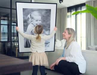 Mère et fille avec Frames<sup>®</sup>