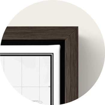 Caisse américaine en bois Chocolate oak