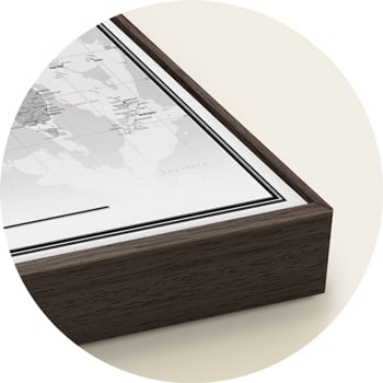 Caisse américaine en bois Chocolate oak