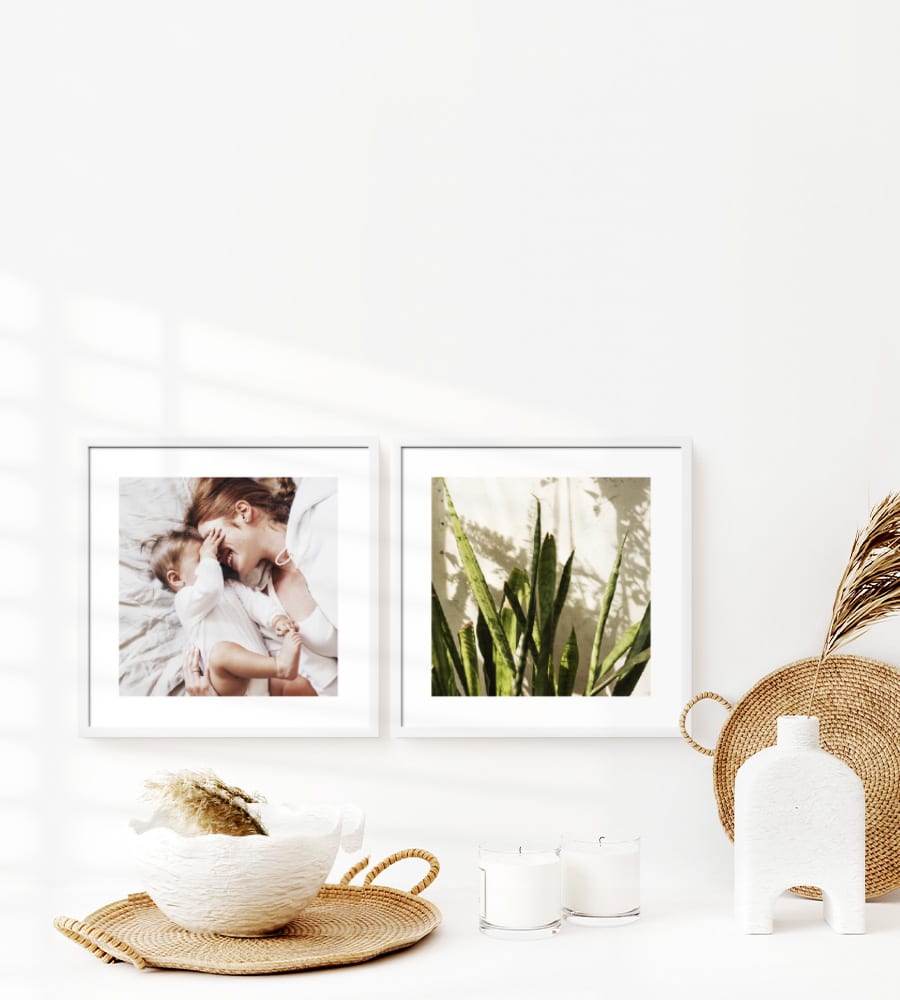 Frames. Des cadres photo légers que vous collez rapidement et facilement sur votre mur !
