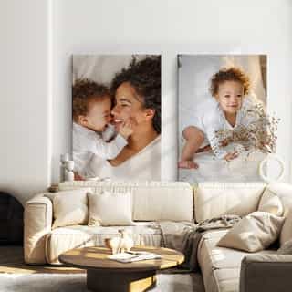 Diptyque sur toile
