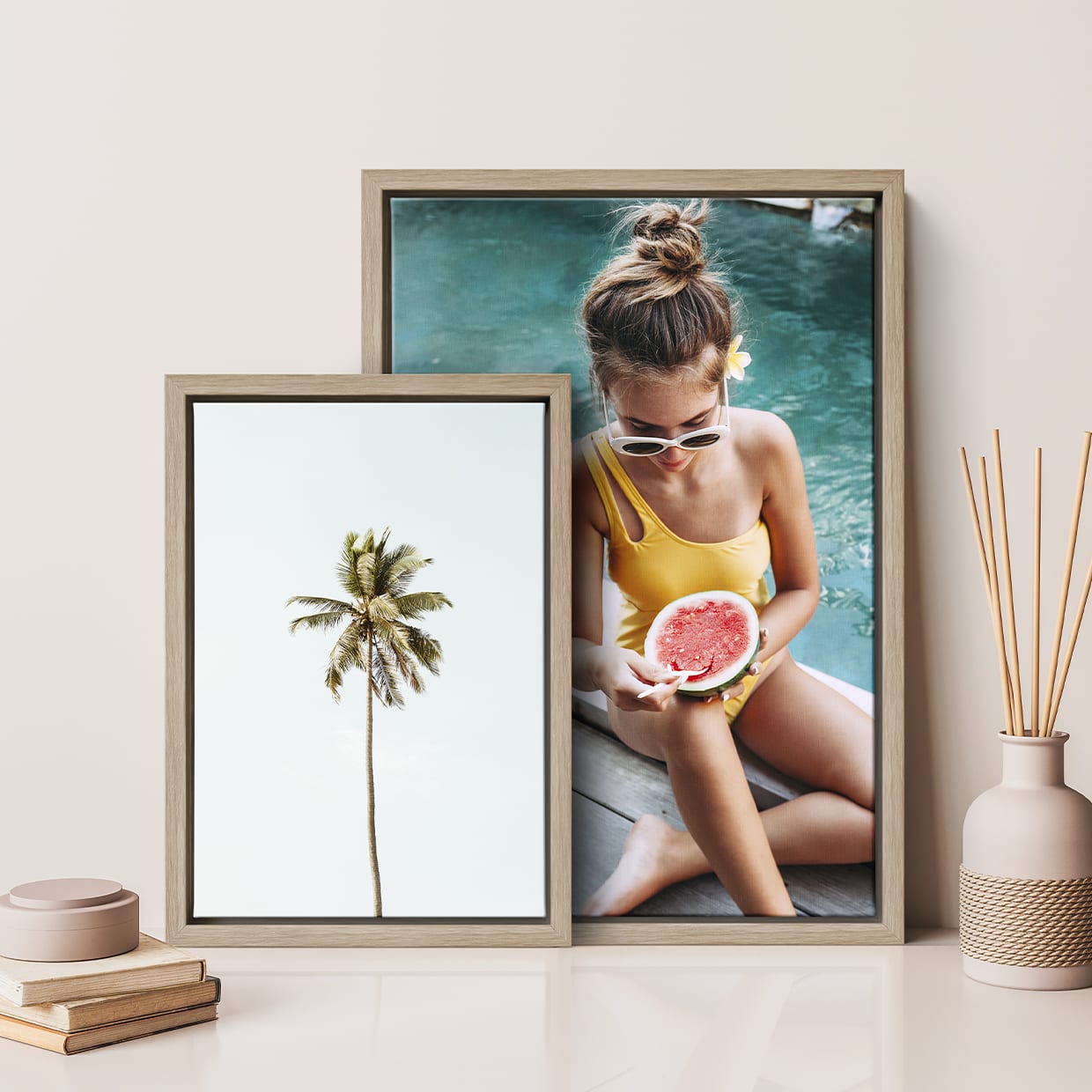 Photo sur toile avec caisse américaine