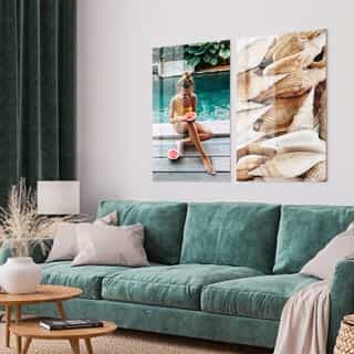 Diptyque sur aluminium