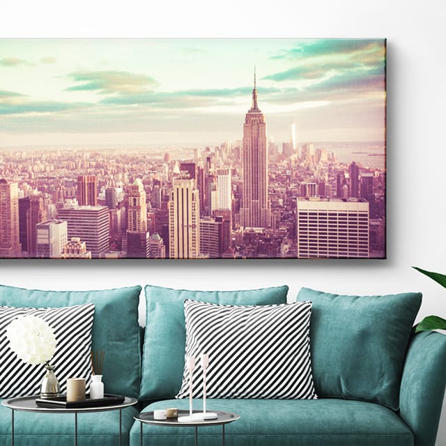Photo panoramique sur toile