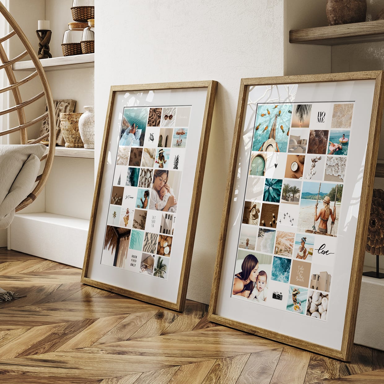 Cadre photo en bois